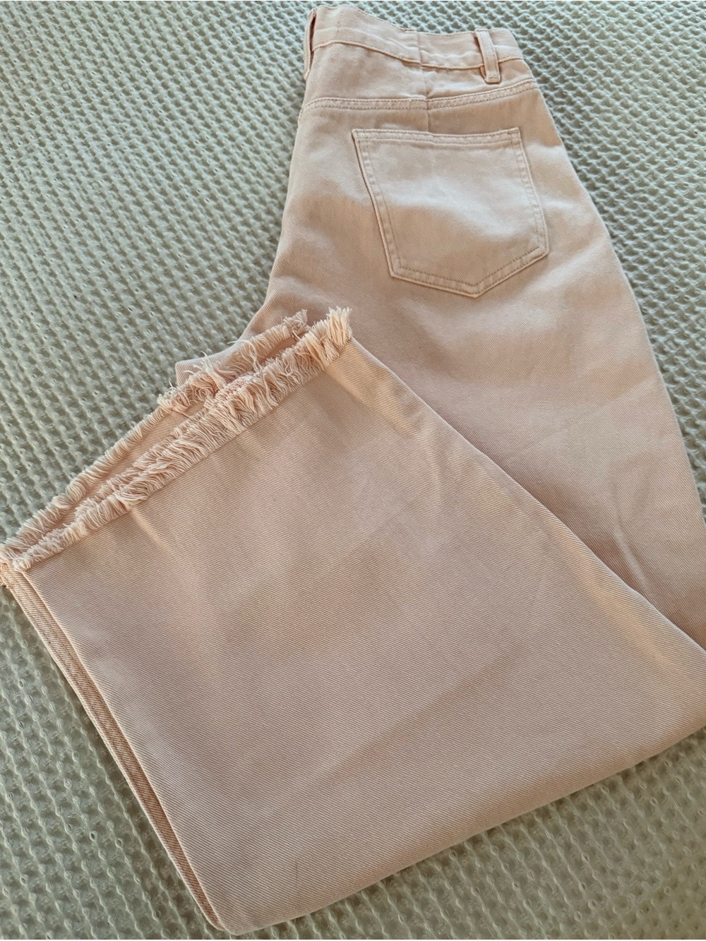 Blakeley Bex Peach High Rise Barrel Leg Jeans NWT 5 - Picture 3 of 10